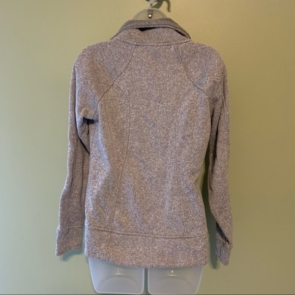 Avalanche Gray Full Zip Fleece Jacket, Size Small - Picture 4 of 5